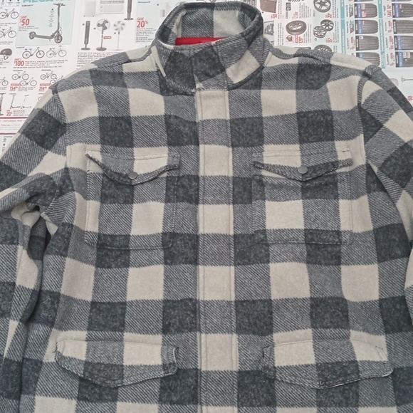 Mens Tommy Hilfiger Checkered Jacket XL - Picture 2 of 8